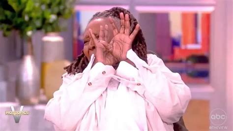 The Views Whoopi Goldberg Covers Face In Disgust After Co Host Alyssa