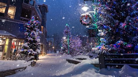 Download Wallpaper 1600x900 Christmas New Year Winter