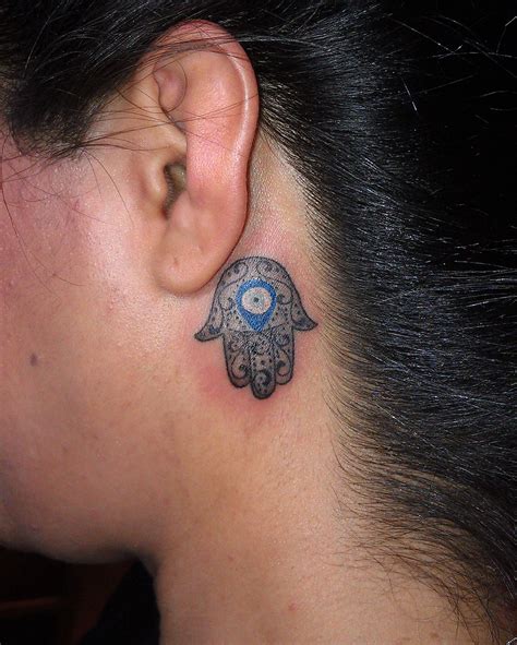 25 Bästa Evil Eye Tattoos Idéerna På Pinterest Liten Tatuering