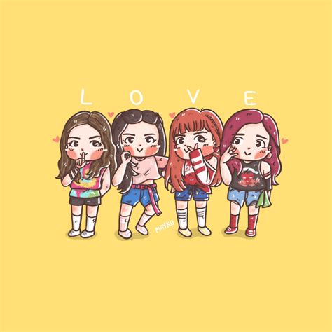 See more ideas about blackpink rose, blackpink, fan art. Image result for cute blackpink cartoons | Blackpink ...