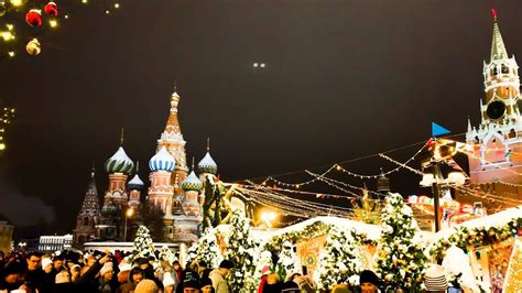 Moscow At Christmas Time 🎄 ️ Russia 🇷🇺 Youtube