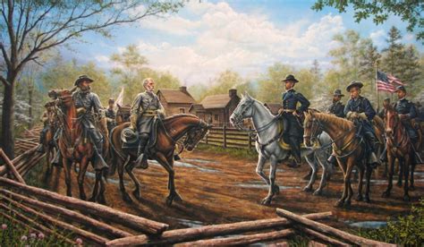 The Largest Surrender Of The Civil War Civil War Artwork Civil War