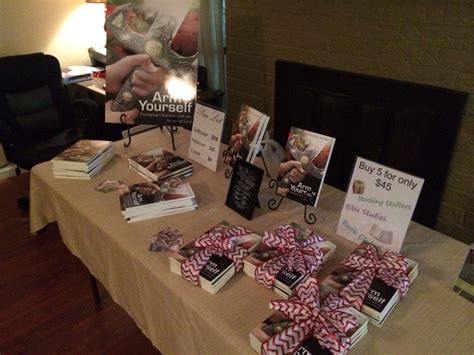 Danny's groundbreaking business book, setting the table, was a new york times bestseller, and he has coauthored two cookbooks with his business partner, chef michael romano. Book signing table for my new book Arm Yourself: Equipping ...