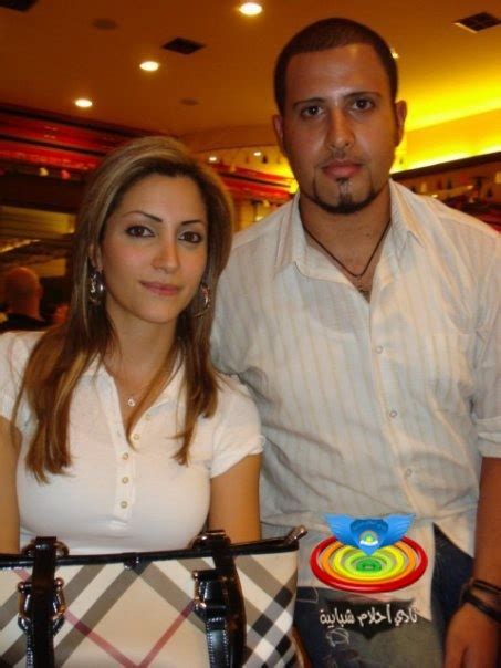 زوج نسرين طافش مع زوجها