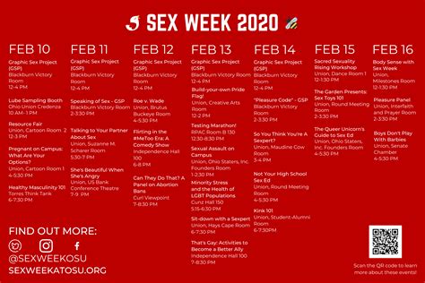 you should attend sex week and get educated r osu