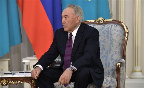Meeting With First President Of Kazakhstan Nursultan Nazarbayev