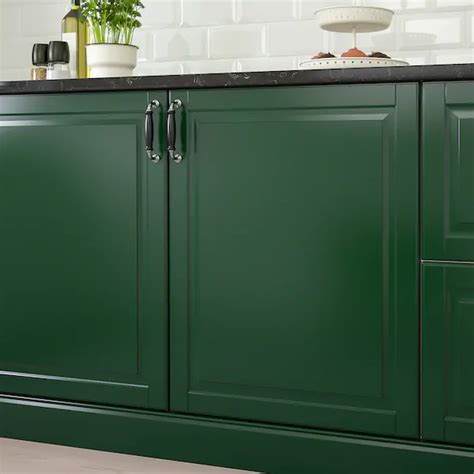 Bodbyn Door Dark Green 12x30 Ikea Green Kitchen Cabinets Ikea