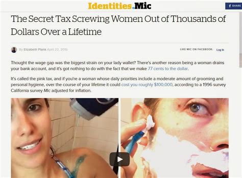 The Chronicle Of Cultural Misandry The Pink Tax Myth Women Prefer To