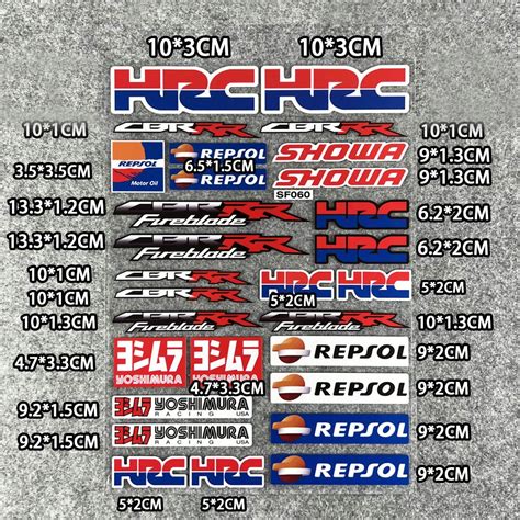 Lawendowy Styl Naklejki Honda Hrc Repsol Cbr Rr Za