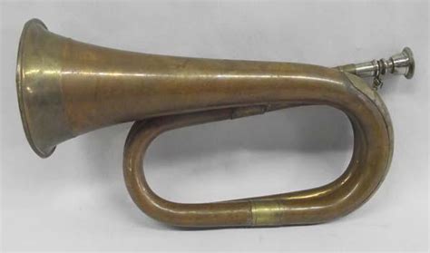 Vintage Military Copper And Brass Bugle