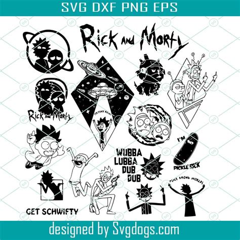 Free Free Rick And Morty Svg Files Svg Png Eps Dxf File Free Svg Cut