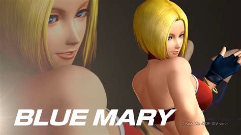 The King Of Fighters Xivs New Dlc Character Blue Mary Announced
