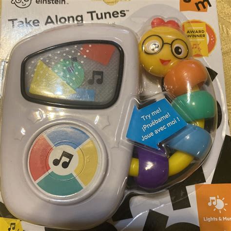 Baby Einstein Take Along Tunes Musical Toy Lights Music 10 Melodies 3m