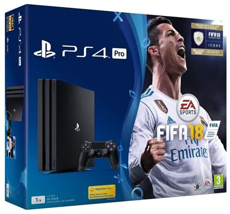 Playstation Fifa 18 Ps4 Pro 1 Tb With Fifa 18 Ultimate Team Icons And