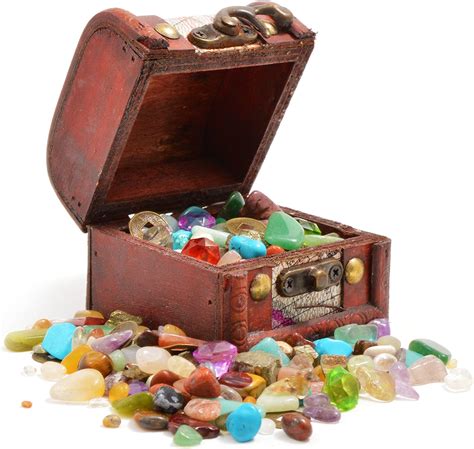 Pirates Treasure Chest – Crammed with Gemstones, Pearls and Jewels