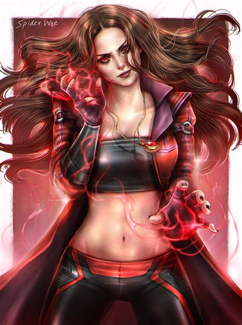 Marvel Scarlet Witch Hot