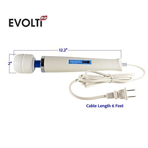 Corded Electric Wand Massager For Women By Evolti22 Multi Speed Vibrations With Deep Action For