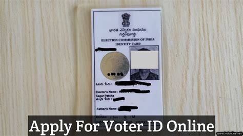 How To Apply For Voter Id Online And Offline In 2023 Indonline
