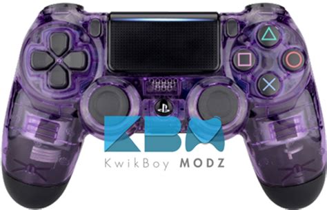 Custom Clear Ps4 Controller Kwikboy Modz