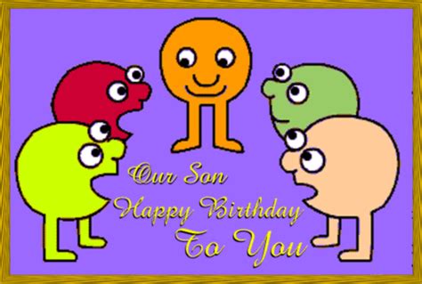 Our Sons Happy Birthday Card Free For Son And Daughter Ecards 123