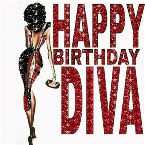 Vickie Happy Birthday Diva GIF Vickie Happy Birthday Diva Glitter Descubre Y Comparte GIF