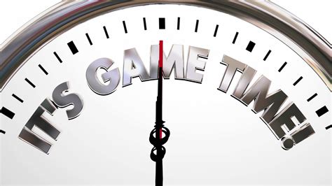 Its Game Time Clock Start Begin Playing Competition 3d Animation Motion
