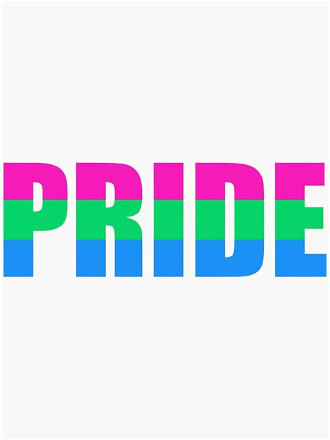 The premium version of gay. "PRIDE polysexual lgbtiq+ charity support" Sticker by ...
