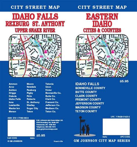 Idaho Maps Catalogue Gm Johnson Maps
