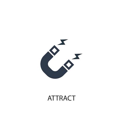 Premium Vector Attract Icon Simple Element Illustration Attract