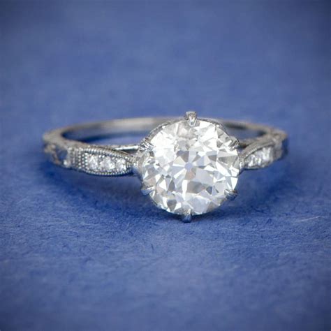178ct Vintage Style Engagement Ring Antique Diamond And Estate Ring