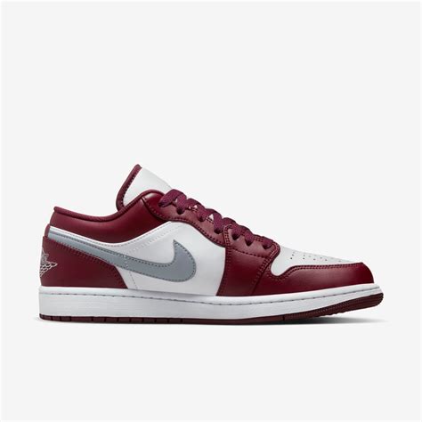 Tênis Nike Air Jordan 1 Low Cherrywood Red 553558 615