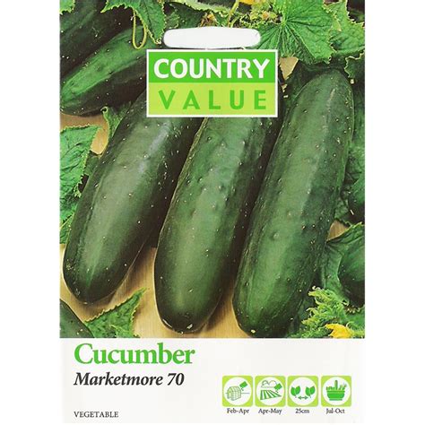 Country Value Marketmore Cucumber Vegetable Seeds Bunnings Warehouse