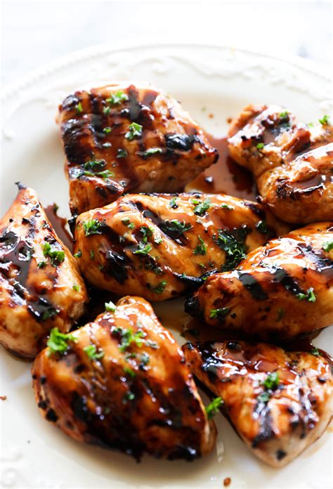 I also followed the recipe as is. Grilled Balsamic Glazed Chicken - Chef in Training