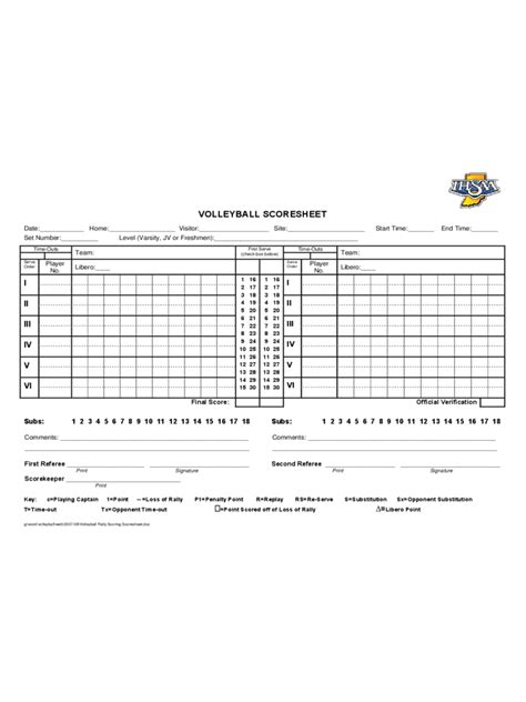 Volleyball Score Sheet 7 Free Templates In Pdf Word Excel Download