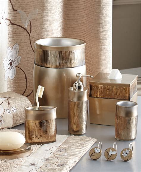 Croscill Magnolia Bath Gold Collection And Reviews Bathroom Accessories