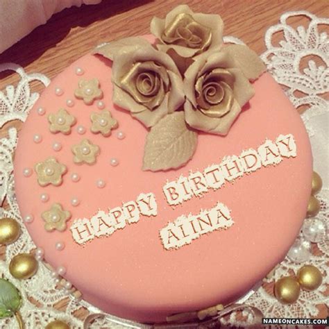 Happy Birthday Alina Cake Images