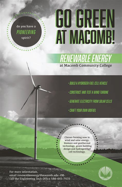 Renewable Energy Poster On Behance
