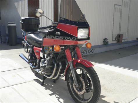 Favorite this post jul 1 vintage harley davidson oem foot pegs 1980 Suzuki 850 GS with Vetter Fairing and helmet box and ...