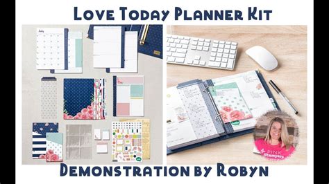 How To Use Stampin Ups Love Today Planner Kit By Robyn Cardon