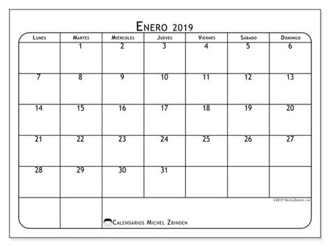 Calendario Enero 2019 51ld Calendario Para Imprimir Gratis