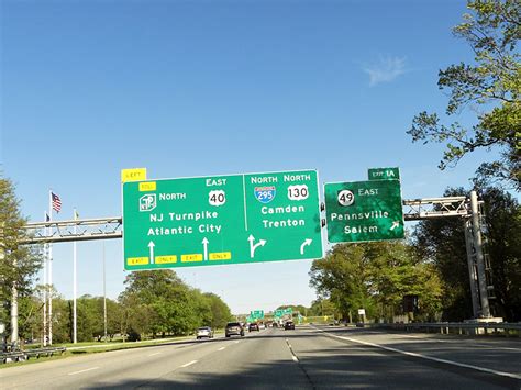 East Coast Roads Interstate 295 Southbound Exits