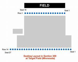 Target Field Seating Chart With Rows And Seat Numbers Awesome Home