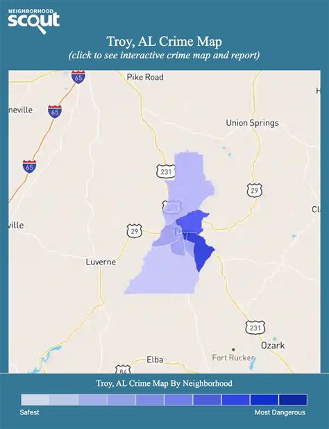 Troy Al Crime Rates And Statistics Neighborhoodscout