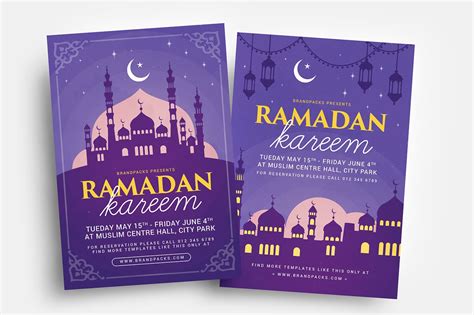 Ramadan Kareem Flyer Template Psd Ai And Vector Brandpacks