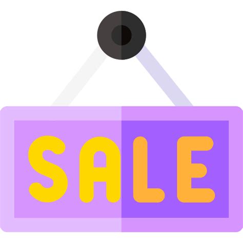 Sale Basic Rounded Flat Icon