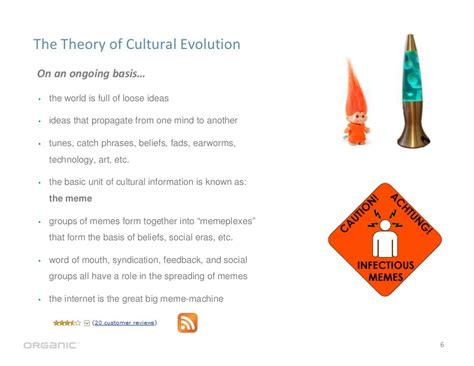 The Theory Of Cultural Evolution