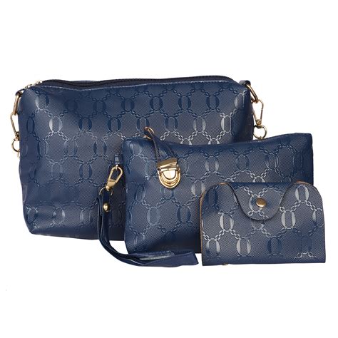 Buy Nfi Essentials Girls 4pcs Hand Bag Set Pu Designer Handbag Shoulder