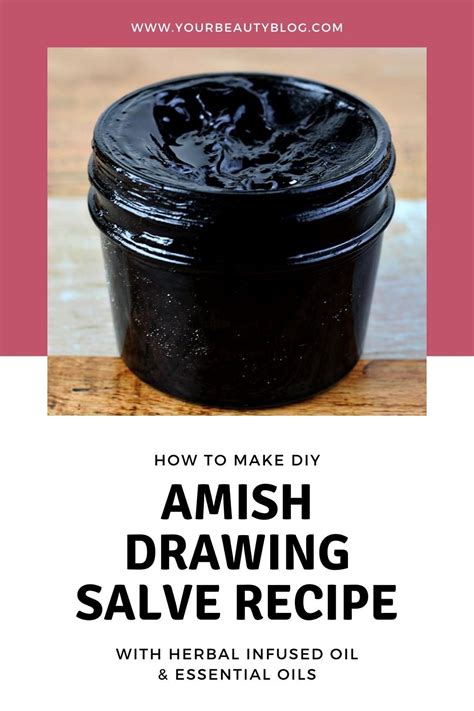 Amish Black Drawing Salve Recipe With Activated Charcoal In 2020