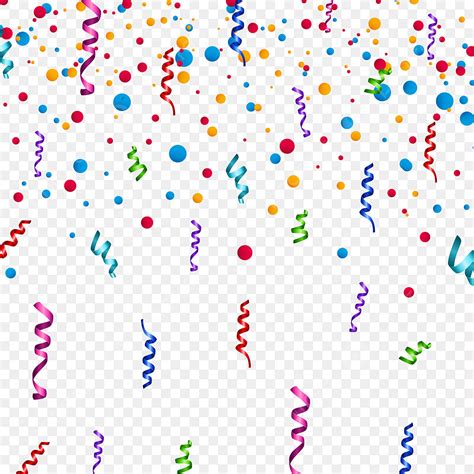 Ribbon Transparent Vector Design Images Colorful Birthday Ribbons With