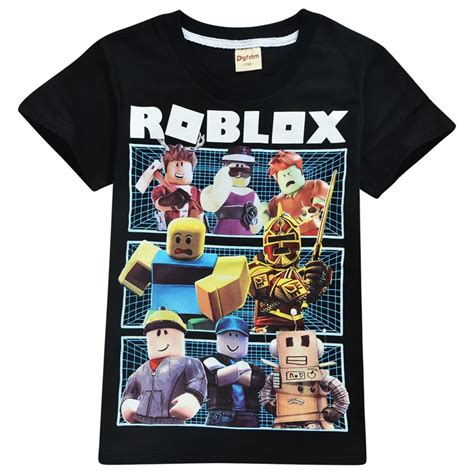 Roblox Shirt Ids Boy Boys Black Roblox Multi Character Long Sleeve T